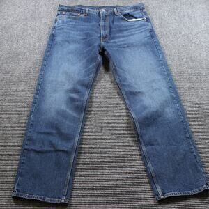 Levi's 506 Jeans Men's 38x32 Blue Comfort Straight Stretch